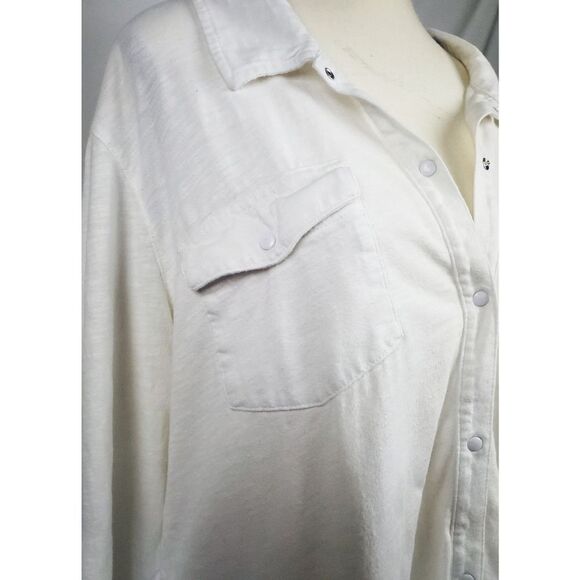 Eddie Bauer Outdoor White Summer Shirt 2xl - Picture 3 of 8
